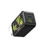 imageUGREEN Nexode 65W GaN USB C Wall Charger 3Port Compact Foldable Fast Charger Power Adapter for iPhone 171615 Series Galaxy S25S24 Pixel 109 MacBook ProAir Dell XPS iPad Pro BlackKinich