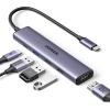imageUGREEN Revodok 105 USB C Hub 5 in 1 Multiport Adapter 4K HDMI 100W Power Delivery 3 USBA Data Ports USB C Dongle for MacBook ProAir iPad Pro iMac iPhone 16 ProPro Max XPS Thinkpad