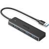 imageUGREEN USB 30 Hub 4 Ports USB A Splitter UltraSlim USB Expander for Mouse Keyboard Flash Drive U Disk Printer Compatible with Laptop Desktop PC Xbox PS5 and More05 feet