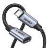 imageUGREEN USB C Extension 10Gbps USB 32 USBC Extension Cable 100W4K 60Hz Compatible with iPhone 1615 M3 MacBook ProAir iPad Air 2024 Galaxy S24 Ultra Switch Consoles etc Grey 1 mGrey