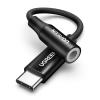 imageUGREEN USB C to 35mm Audio Adapter Type C to Headphone Aux Jack Dongle 24bit96kHz HiFi DAC Cable Cord Compatible with iPhone 17 16 Pro Max16 Plus iPad Galaxy S25 S24 Ultra Pixel 10 GreyBlack