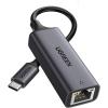 imageUGREEN USB C to Ethernet Adapter Plug and Play 1Gbps Ethernet Adapter Aluminum Case Thunderbolt 43 Compatible to RJ45 Network Dongle Compatible for MacBook ProAir iPhone 16 ProMax iPad XPSGrey
