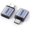 imageUGREEN USB to USB C Adapter 10Gbps2 Pack USB C to A Adapter Compatible with iPhone 16 15 ProSamsungMacBook ProAiriPad ProThunderbolt 43Space Gray