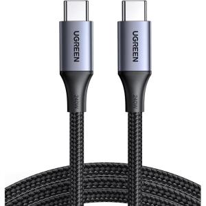 imageUGREEN 240W USB C to USB C Cable Fast Charging USB C Cable for iPhone 17 Pro Max16 Samsung Galaxy S25S24 MacBook ProAir iPad ProAirMini Dell XPS 66FT33FT