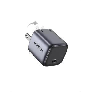 imageUGREEN 30W USB C Charger for iPhone 17 Nexode Foldable GaN PPS Compact Fast Wall Charger Block USBC Power Adapter for iPhone 17161514 Galaxy S25S24S23S22 BlackBlack