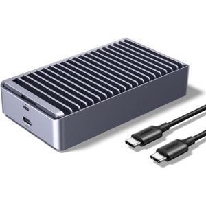 imageUGREEN 40Gbps M2 NVMe Enclosure with Aluminum DoubleSided Fin Heat Dissipation No Noise External SSD Case Compatible with Thunderbolt 43USB43220 M1 M2 ProMax SSD Not Included