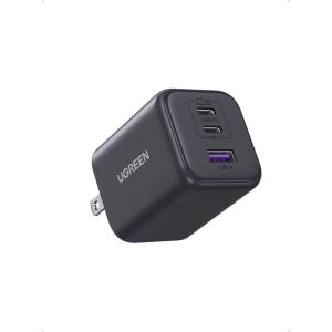 imageUGREEN 45W USB C Charger for iPhone 17 2025 GaN ll Tech PPS 3 Port Super Fast Charger Block for iPhone 171615 Pro Max Galaxy S25S24 Ultra Pixel iPad MacBook and More Series Matte Black