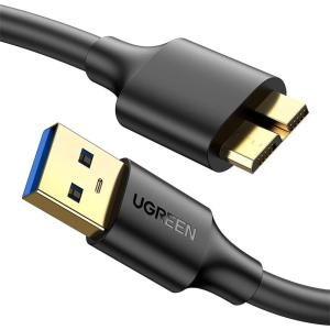 imageUGREEN Micro USB 30 Cable USB 30 Type A Male to Micro B Cord Compatible with Samsung Galaxy S5 Note 3 Camera Hard Drive and More 15ft6FT