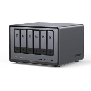 imageUGREEN NASync DXP6800 Pro 6Bay Desktop NAS Intel i5 1235u 10Core CPU 8GB DDR5 RAM 128G SSD 2X 10GbE 2XM2 NVMe Slots 8K HDMI 2XTBT4 Network Attached Storage DisklessDXP6800 Pro 6Bay