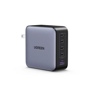 imageUGREEN Nexode 100W GaN USB C Laptop Charger 5Port Fast Charging Power Adapter Compatible with MacBook ProAir iPhone 171615 Series Galaxy S25S24 Pixel 109 iPad Air Steam Deck