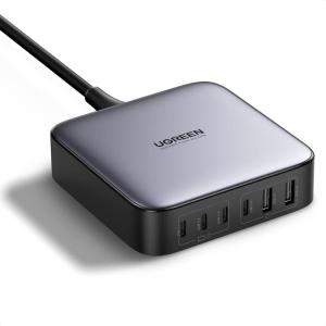 imageUGREEN Nexode 200W GaN USB C Charging Station 6Port Desktop Charger for MacBook ProAir iPad ProAir iPhone 171615 Series Galaxy S25S24 Ultra Pixel 109 Steam Deck