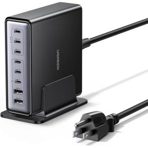 imageUGREEN Nexode 200W GaN USB C Charging Station 8Port Desktop Charger with PD 100W for MacBook Pro 16quotAir Dell XPS iPad Pro iPhone 171615 Galaxy S25S24 Pixel 109