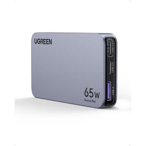 imageUGREEN Nexode Pro 65W GaN USB C Slim Wall Charger 3Port Compact Fast PPS Charger for iPhone 171615 Series MacBook Air iPad Pro Galaxy S25S24 Pixel 109 Steam Deck