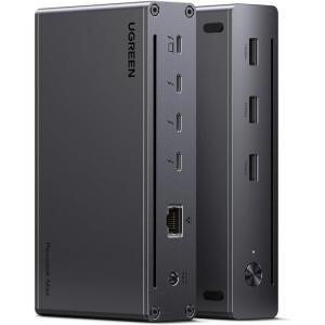 imageUGREEN Revodok Max 208 Thunderbolt 4 Dock 8in1 40Gbps TB4 Hub 3 x TB 4 Dual 4K60Hz or Single 8K Display 85W Charging Gigabit Ethernet 3 x USB A 32 for Mac M1M2M3M4 ProMax