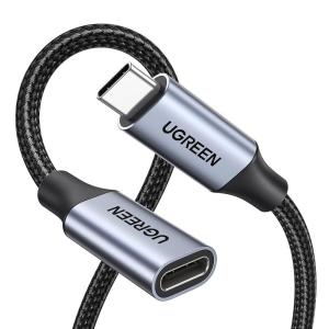 imageUGREEN USB C Extension 10Gbps USB 32 USBC Extension Cable 100W4K 60Hz Compatible with iPhone 1615 M3 MacBook ProAir iPad Air 2024 Galaxy S24 Ultra Switch Consoles etc Grey 1 mGrey