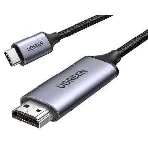 imageUGREEN USB C to HDMI Cable 4K60Hz 66FT Type C to HDMI Adapter Thunderbolt 43 to HDMI for Home Office Compatible with iPhone 17 Pro Max MacBook Pro Air iPad Pro XPS Galaxy S25 Steam Deck10FT