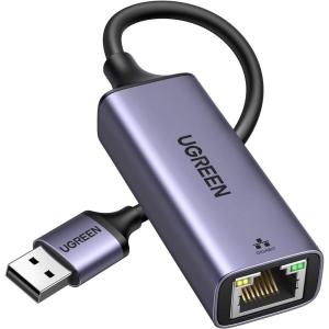 imageUGREEN USB to Ethernet Adapter Plug and Play Ethernet Adapter Aluminium Shell 1Gbps Gigabit RJ45 to USB 30 Network Dongle Compatible with Nintendo Switch Laptop MacBook Surface Pro Windows
