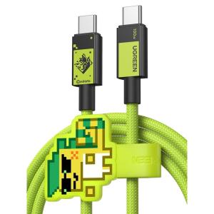 imageUGREEN USBC to USBC Cable 100W Fast Charging Genshin Impact KinichThemed Design Compatible with iPhone 1616 Pro16 Pro Max MacBook ProAir Galaxy S25S24 iPad ProAir Pixel 8 33ft
