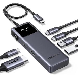 imageUGREEN Uno 6 in 1 USBC Hub with 10Gbps USBC ampamp USBA Data Ports 4K60Hz HDMI for MacBook ProAir iPad Pro Surface XPS Thinkpad and More