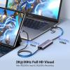 imageUGREEN 1080P 60FPS 2K30Hz Capture Card with 100W Power Delivery Type C to USBAC Video Capture Card USB 30 with UltraLow Latency for Streaming Compatible with Switch iPad Steam Deck iPhone 17