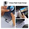 imageUGREEN 2 Pack USB C to 35mm Audio Adapter Type C Aux Headphone Jack DAC Stereo Mic HiFi Right Angle Dongle Compatible with iPhone 17 16 15 Pro Max16 15 Plus iPad Pro Galaxy S25 Ultra Pixel 9 GrayGray