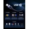 imageUGREEN 240W USB C Cable Fast Charging USB C Charger Cable Type C Cord Compatible with MacBook ProAir iPhone 1717 Pro17 Pro Max1614 Galaxy S25S25S24 iPad ProAirMini 6 33FT33FT