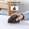imageUGREEN 24G Mouse Wireless Vertical Ergonomic Mouse Adjustable DPI Office Cordless 6 Buttons Computer Mouse with 1000160020004000 DPI for WindowsMac OS etc