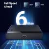 imageUGREEN 25quot Hard Drive Enclosure USB C 31 Gen 2 to SATA III 6Gbps for SSD HDD 95 7mm External Hard Drive Disk Case with UASP Compatible with WD Seagate Toshiba Samsung Hitachi PS4 Xbox Router