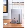 imageUGREEN 2Slot Vertical Laptop Stand Holder Desk Compatible with MacBook Pro Air Laptop Stand Desktop Adjustable Lenovo Ideapad Surface Book HP Notebook Dell Chromebook Up to 173 Inch Space Gray2Slot