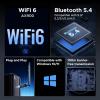 imageUGREEN 2in1 USB Bluetooth WiFi Adapter AX900  Bluetooth 54 WiFi 6 Adapter for Desktop PC with 5GHz24GHz Dual Band 6dBi High Gain Antenna Builtin Driver for Windows 1011