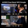 imageUGREEN 2in1 USB Bluetooth WiFi Adapter AX900  Bluetooth 54 WiFi 6 Adapter for Desktop PC with 5GHz24GHz Dual Band 6dBi High Gain Antenna Builtin Driver for Windows 1011