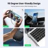 imageUGREEN 35mm Audio Cable Stereo Aux Cord 90 Degree Right Angle Compatible with Beats iPhone iPod iPad Tablets Speakers 24K Gold Plated Male to Male Black 15FT6FT