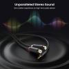 imageUGREEN 35mm Male to 2 RCA Female Jack Stereo Audio Cable Y Adapter Gold Plated Red and White to Headphone Cord Compatible with iPhone iPod iPad MP3 TV DVD Player DJ Controller Mixer Speaker 08 Feet