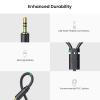 imageUGREEN 35mm Male to 2 RCA Female Jack Stereo Audio Cable Y Adapter Gold Plated Red and White to Headphone Cord Compatible with iPhone iPod iPad MP3 TV DVD Player DJ Controller Mixer Speaker 08 Feet