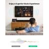 imageUGREEN 35mm to 2 Male RCA Cable Stereo Audio Adapter Braided HiFi Sound Auxiliary RCA Y Splitter Metal Shell Shielded Aux Y Cord Compatible with Smartphone MP3 Tablet Speaker 66FT33FT
