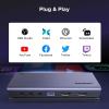 imageUGREEN 4K 144Hz Video Capture Card HDMI to USB 32 Gen 2 with Mic and HDMI 21 LoopOut with Low Latency for Streaming Game Recording Compatible with Switch 2XboxPS4PS5PCCameraMacOBSXSplit