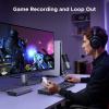 imageUGREEN 4K 144Hz Video Capture Card HDMI to USB 32 Gen 2 with Mic and HDMI 21 LoopOut with Low Latency for Streaming Game Recording Compatible with Switch 2XboxPS4PS5PCCameraMacOBSXSplit