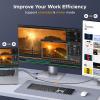 imageUGREEN 4K DisplayPort to HDMI Adapter Unidirectional DP 12 PC to HDMI 14 Converter Braided Cable Male to Female for Desktop Projector Monitor Compatible with AMD NVIDIA Passive 066FT2