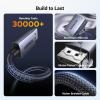imageUGREEN 4K DisplayPort to HDMI Adapter Unidirectional DP 12 PC to HDMI 14 Converter Braided Cable Male to Female for Desktop Projector Monitor Compatible with AMD NVIDIA Passive 066FT2