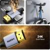 imageUGREEN 4K Micro HDMI to HDMI Cable 66FT Aluminum Shell Braided 18Gbps 4K 60Hz HDR 3D ARC Compatible with GoPro Hero 7 6 5 Raspberry Pi 5 Portable Monitor Camera Nikon Yoga 3 Pro66FT