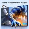 imageUGREEN 4K60Hz Bidirectional HDMI to Displayport Cable Male to Male Adapter DP 12 HDCP 22 HDMI 14 4K30Hz with USB Powered Compatible with Laptops PC Switch 2PS5XboxAMDNVIDIAMonitor 66FT