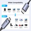 imageUGREEN 4K60Hz Bidirectional HDMI to Displayport Cable Male to Male Adapter DP 12 HDCP 22 HDMI 14 4K30Hz with USB Powered Compatible with Laptops PC Switch 2PS5XboxAMDNVIDIAMonitor 66FT