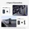 imageUGREEN 54 Aux Bluetooth Adapter Noise Cancelling 35mm AUX Bluetooth Car Adapter Wireless Audio Receiver for Home StereoWired Speaker 15H Battery LifeBlack