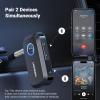 imageUGREEN 54 Aux Bluetooth Adapter Noise Cancelling 35mm AUX Bluetooth Car Adapter Wireless Audio Receiver for Home StereoWired Speaker 15H Battery LifeBlack