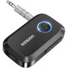 imageUGREEN 54 Aux Bluetooth Adapter Noise Cancelling 35mm AUX Bluetooth Car Adapter Wireless Audio Receiver for Home StereoWired Speaker 15H Battery LifeBlack
