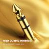 imageUGREEN 635mm 14 Male to 35mm 18 Female Stereo Headphone Adapter Audio Jack Plug Gold Plated for Speaker Headphone Guitar Digital Piano Amp 2 Pack