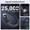 imageUGREEN 8K HDMI Cable 21 66FT 48Gbps Ultra High Speed Braided HDMI Cord 10K 8K60Hz 4K240Hz eARC HDR10 HDCP 22ampamp23 Compatible with PS5Xbox Series XRoku TVHDTVBluray33FT