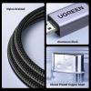 imageUGREEN 8K Micro HDMI to HDMI Cable 66FT 21 Aluminum Shell Braided 48Gbps Ultra High Speed 8K60Hz 4K240Hz Support HDR eARC Dolby Compatible with GoPro Raspberry Pi 5 Camera Nikon33FT