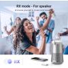 imageUGREEN Airplane Bluetooth 60 Transmitter Receiver for 2 Airpods or Headphones Airplane Travel Essentials 2in1 Wireless Bluetooth Adapter 35MM AUX Jack Adapter on Flight TV Car Stereo