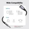 imageUGREEN Aux Cord for iPhone Aux to Lightning Cable for Car Adapter MFi Certified Lightning 35mm Headphone Male Audio Jack Compatible with iPhone 14 Pro Max13 12 11 Pro Max12 11 XR SE8 Plus 33FT33FT